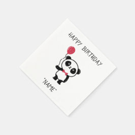 Guardanapo De Papel Celebração de Papéis de Urso de Panda
