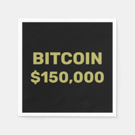 Guardanapo De Papel Celebração do Bitcoin 150000