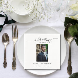 Guardanapo De Papel Celebração do Funeral Memorial da Vida