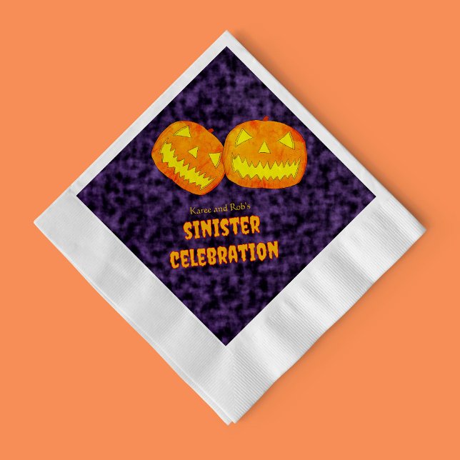 Guardanapo De Papel Celebração Sinister Halloween (Criador carregado)