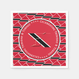 Guardanapo De Papel Celebrando o papel fotográfico personalizado TRINI