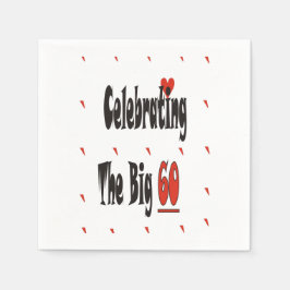 Guardanapo De Papel Celebrando Os Grandes 60