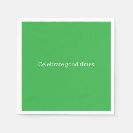 Guardanapo De Papel 'Celebrate Good Times' Festive Cheerful Birthday