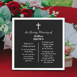 Guardanapo De Papel Celebration Of Life Bible Verse Funeral