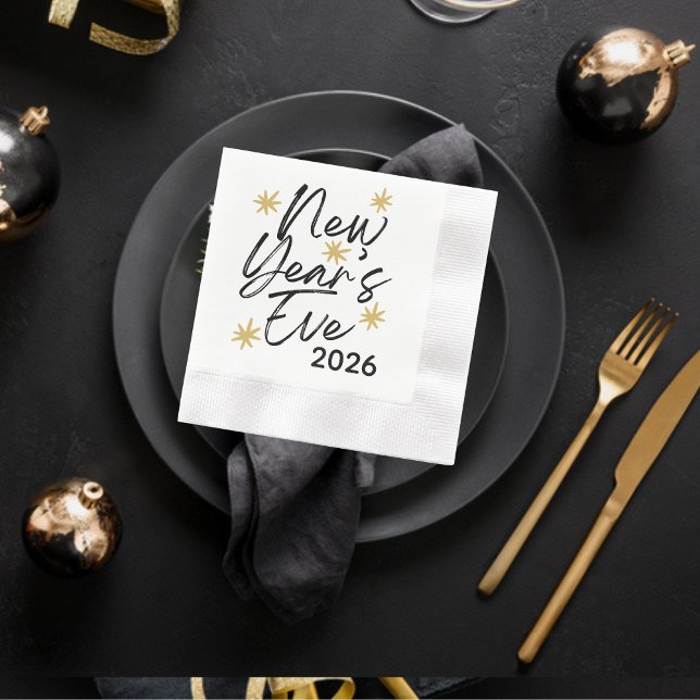 Guardanapo De Papel Celebration Stars New Year's Eve Party (Criador carregado)