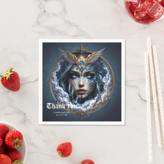 Guardanapo De Papel Celestia – Guardiã do Céu Infinito. (Insitu)