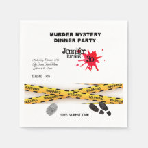 Cena do crime em jantar de aniversário com mistéri