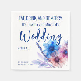 Guardanapo De Papel 😊Centáureas e Lavandas Divertidas