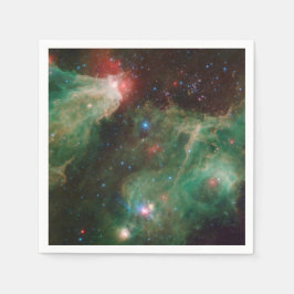 Guardanapo De Papel Cepheus B e C Nebulosa Verde
