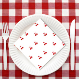 Guardanapo De Papel Cereja Whimsic no Tema da Cereja Superior