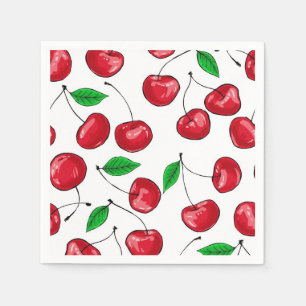 Guardanapo De Papel Cerejas