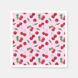 Guardanapo De Papel Cerejas doces frescas