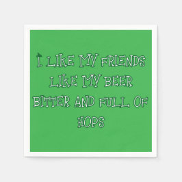 Guardanapo De Papel Cerveja Amarga Desejada Aqui 