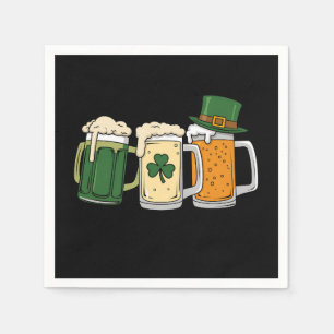 Guardanapo De Papel Cerveja Irlandesa Bandeira da Irlanda Dia de São P