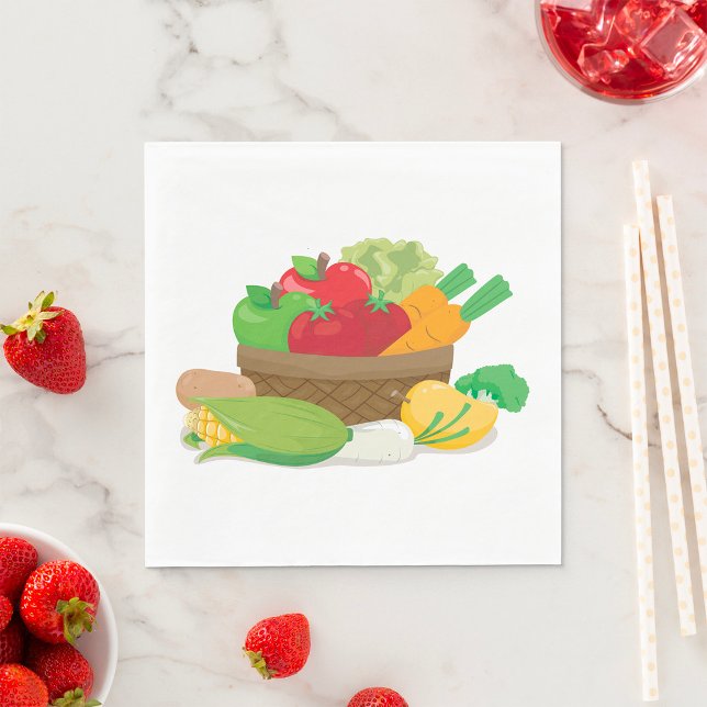 Guardanapo De Papel Cesto de legumes (Criador carregado)