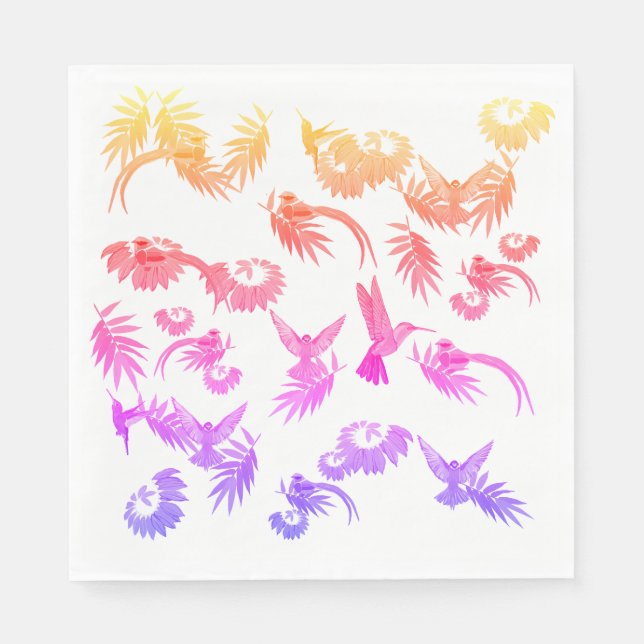 Guardanapo De Papel Céu dos Pássaros (Frente)