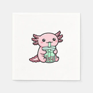 Guardanapo De Papel Chá Axolotl e bble