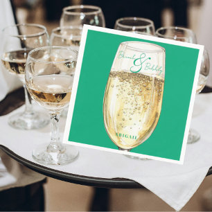 Guardanapo De Papel Chá Bridal Verde Brunch e Bubbles
