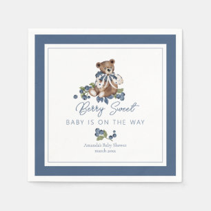 Guardanapo De Papel Chá de Bear Bear Bear Berry Sweet
