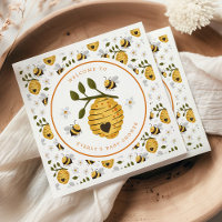 Chá de Bebê Abelha Flor Dália Colmeia