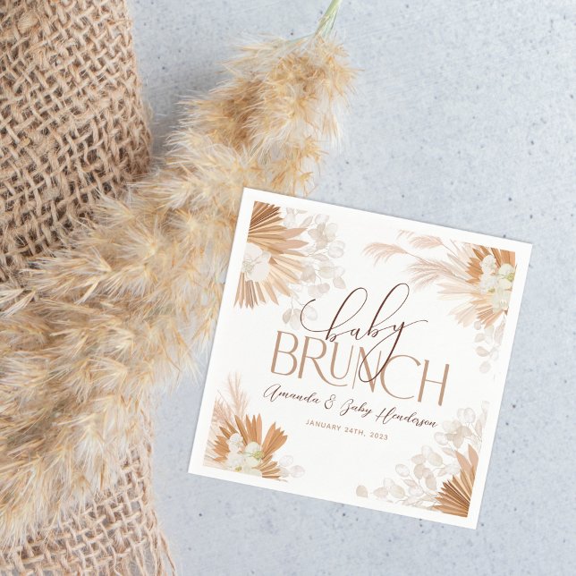 Guardanapo De Papel Chá de Bebê Bebê Brunch Neutro (Criador carregado)