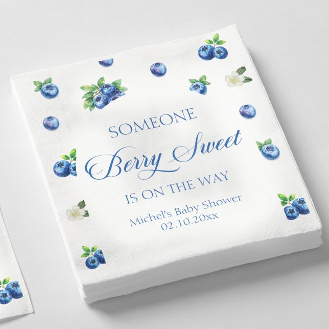 Guardanapo De Papel Chá de Bebê Blueberry  (Criador carregado)