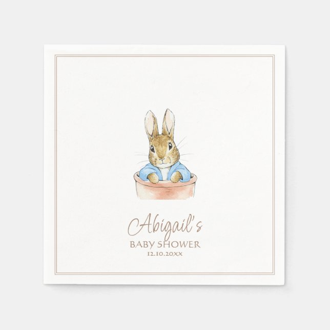 Guardanapo De Papel Chá de Bebê Coelhozinho (Frente)