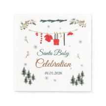 Chá de Bebê com Tema Natalino Santa Baby