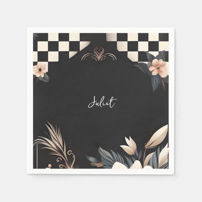 Guardanapo De Papel Chá de Bebê Criativo Ilustrado pela Retro Studio (Frente)