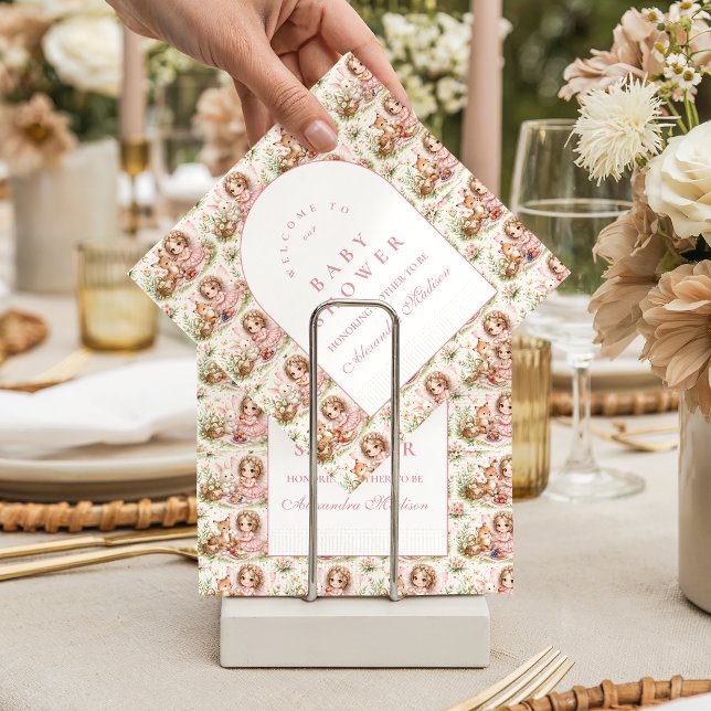 Guardanapo De Papel Chá de Bebê da Fada Elegante (Criador carregado)