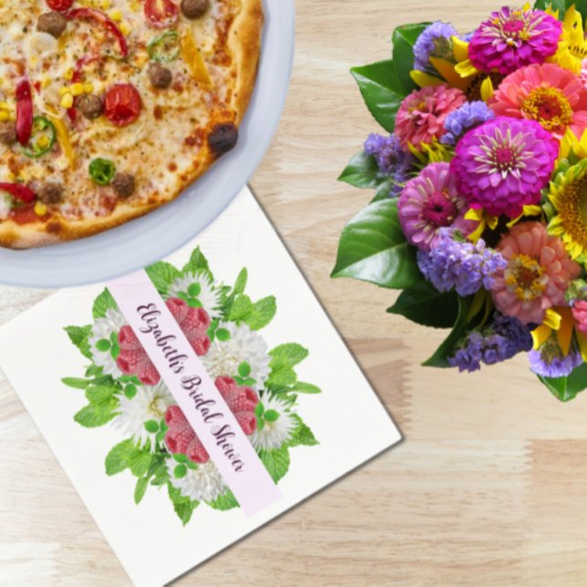 Guardanapo De Papel Chá de Bebê da Garden Dahlia (Criador carregado)