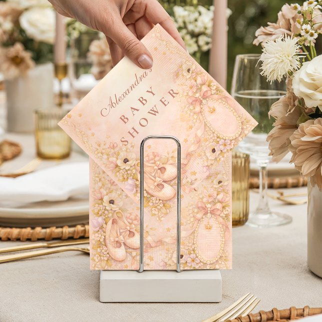 Guardanapo De Papel Chá de Bebê da Princesa Encantada (Criador carregado)