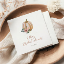 Chá de Bebê de Abóbora Floral