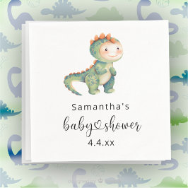 Guardanapo De Papel Chá de bebê de dinossauro menino aquarela