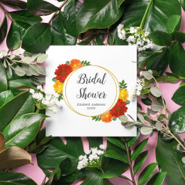 Guardanapo De Papel Chá de Bebê de Flores de Outono