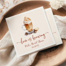 Chá de Bebê de Grãos de Café Love Is Brewing