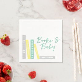 Guardanapo De Papel Chá de Bebê de Livros