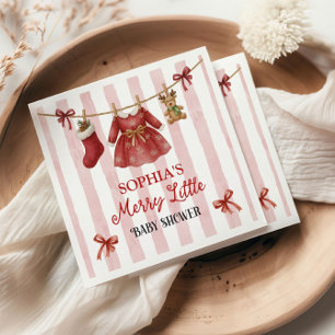 Guardanapo De Papel Chá de Bebê de Natal