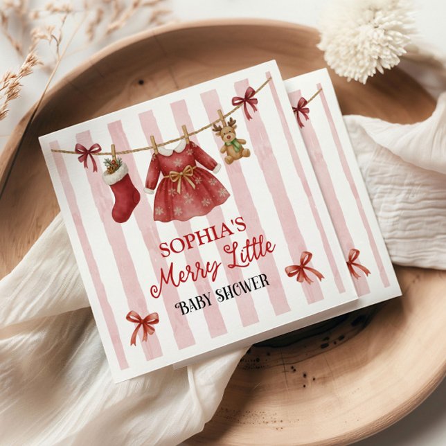 Guardanapo De Papel Chá de Bebê de Natal  (Criador carregado)