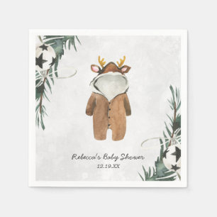Guardanapo De Papel Chá de Bebê de Natal Personalizado Pequeno Renasce