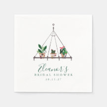 Chá de Bebê de Noiva Boho Moderno Personalizado co