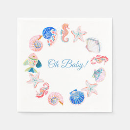 Guardanapo De Papel Chá de Bebê Debaixo do Mar