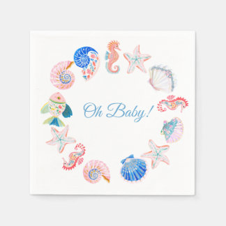 Guardanapo De Papel Chá de Bebê Debaixo do Mar