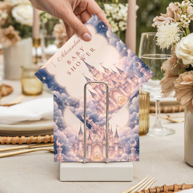 Guardanapo De Papel Chá de Bebê do Castelo da Princesa Celestial (Criador carregado)