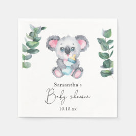 Guardanapo De Papel Chá de Bebê do Ursinho Koala