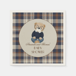 Guardanapo De Papel Chá de Bebê do Urso Vintage