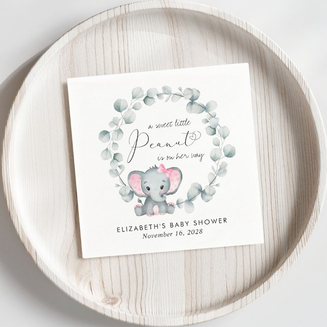 Guardanapo De Papel Chá de Bebê Eucalyptus Elephant (Criador carregado)