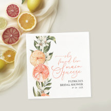 Chá de Bebê Floral de Citros de Verão