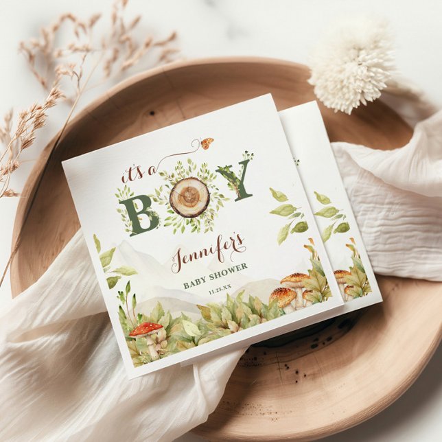 Guardanapo De Papel Chá de Bebê Floresta (Criador carregado)