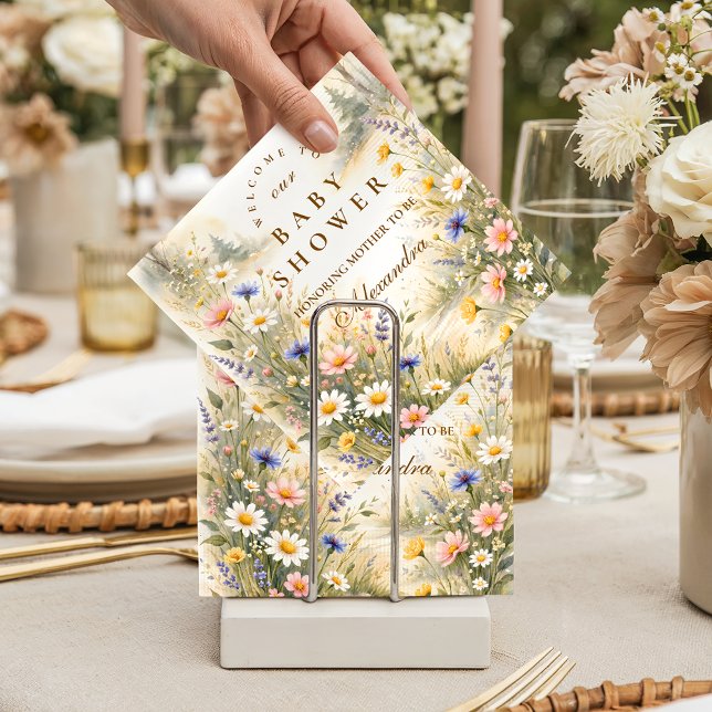 Guardanapo De Papel Chá de Bebê Jardim Elegante (Criador carregado)